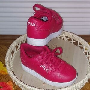 Fila Kids Bright Red Sneakers